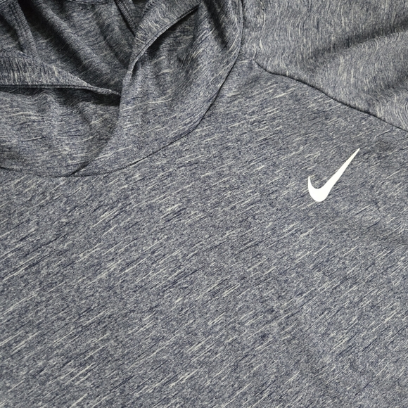 Nike Hydroguard Swim Midnight Navy  Long Sleeve Hooded Rashguard Size XL - Picture 2 of 7